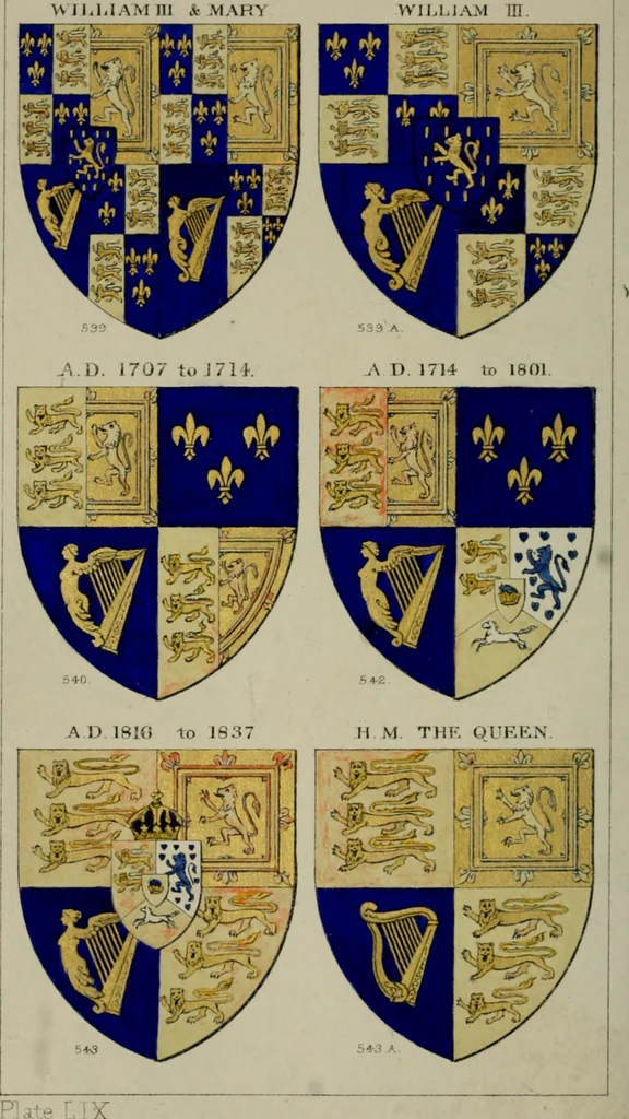 An illustration from Heraldry, historical and popular, 1864, leaf 440