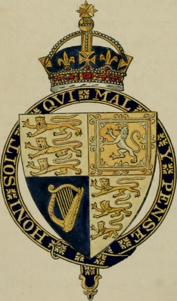 An illustration from Heraldry, historical and popular, 1864, leaf 482