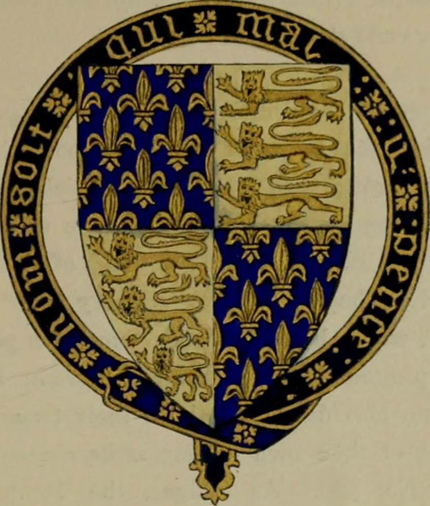 An illustration from Heraldry, historical and popular, 1864, leaf 483