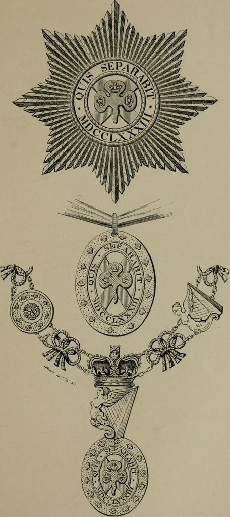 An illustration from Heraldry, historical and popular, 1864, leaf 505