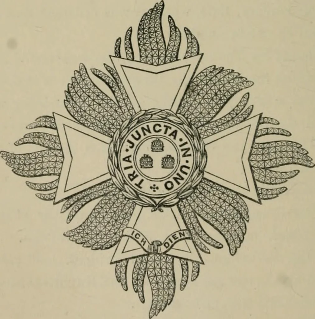 An illustration from Heraldry, historical and popular, 1864, leaf 508