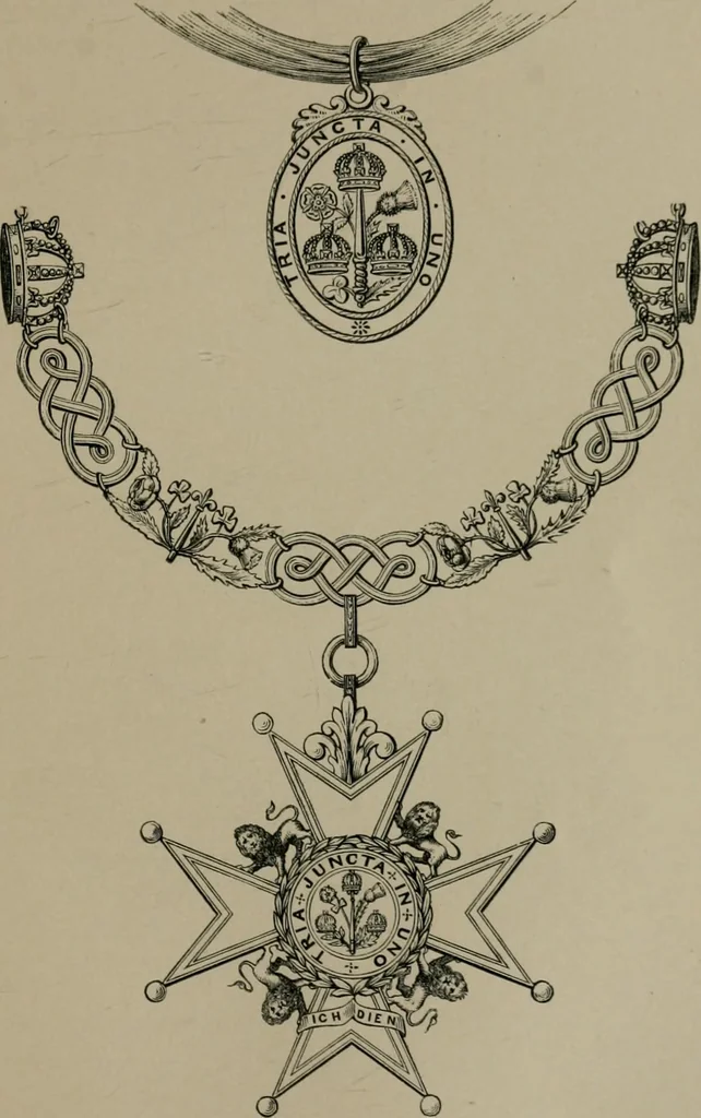 An illustration from Heraldry, historical and popular, 1864, leaf 509