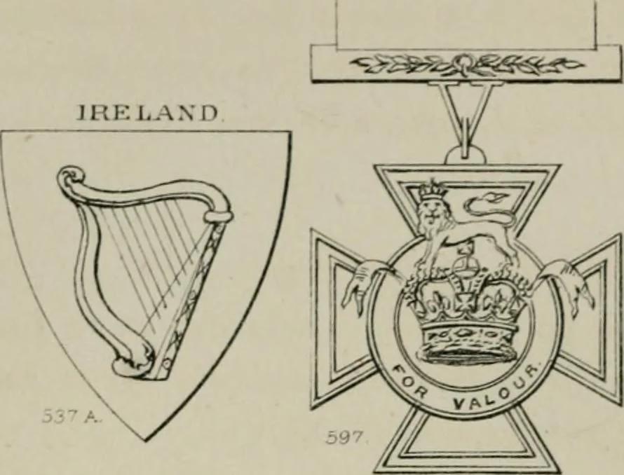 An illustration from Heraldry, historical and popular, 1864, leaf 532