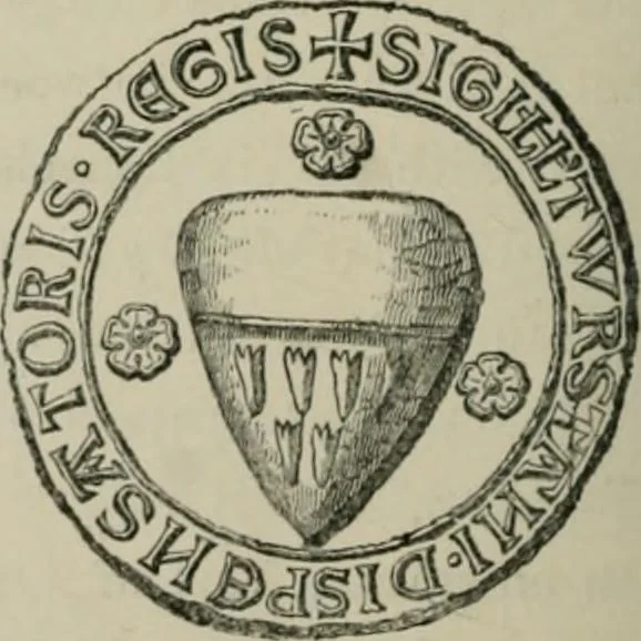 An illustration from Heraldry, historical and popular, 1864, leaf 574
