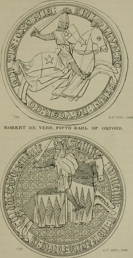 An illustration from Heraldry, historical and popular, 1864, leaf 587