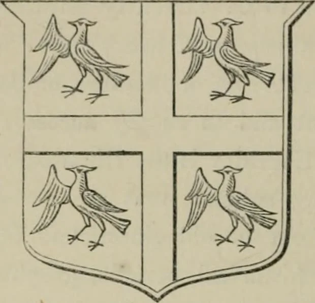 An illustration from Heraldry, historical and popular, 1864, leaf 598