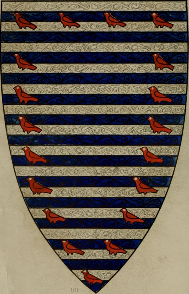 An illustration from Heraldry, historical and popular, 1864, leaf 6