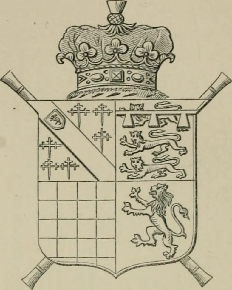 An illustration from Heraldry, historical and popular, 1864, leaf 604
