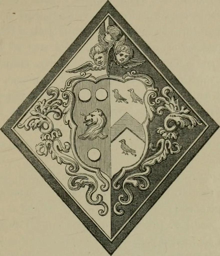 An illustration from Heraldry, historical and popular, 1864, leaf 621