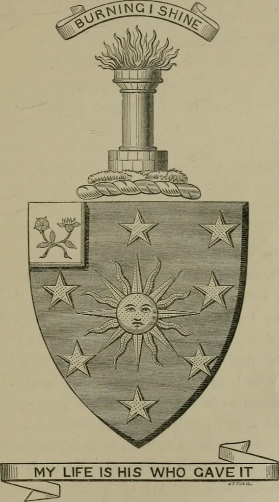 An illustration from Heraldry, historical and popular, 1864, leaf 623