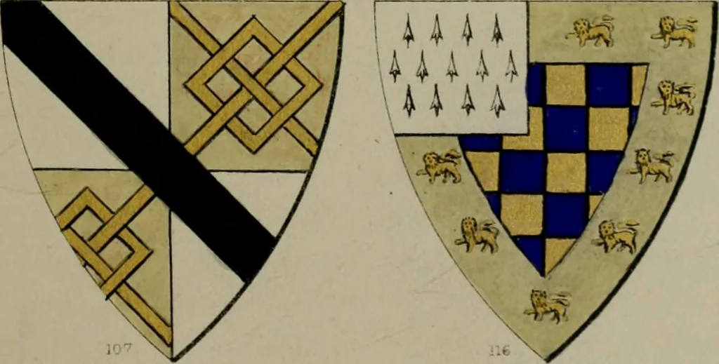 An illustration from Heraldry, historical and popular, 1864, leaf 63