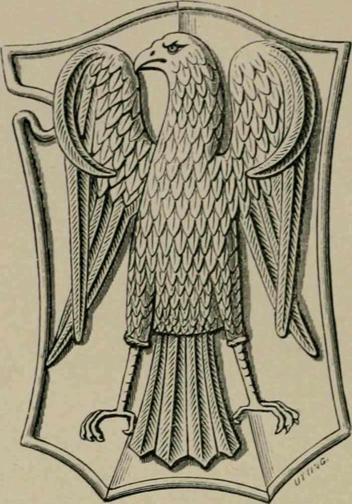 An illustration from Heraldry, historical and popular, 1864, leaf 632