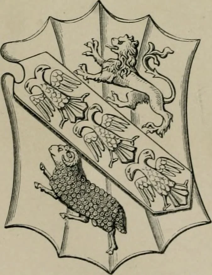 An illustration from Heraldry, historical and popular, 1864, leaf 632