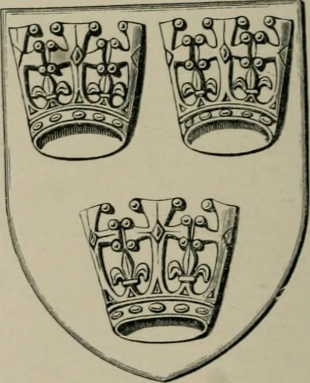 An illustration from Heraldry, historical and popular, 1864, leaf 632