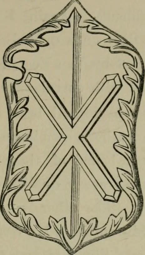 An illustration from Heraldry, historical and popular, 1864, leaf 635