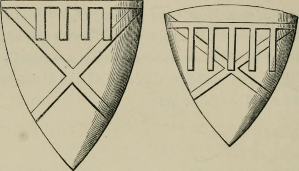 An illustration from Heraldry, historical and popular, 1864, leaf 638