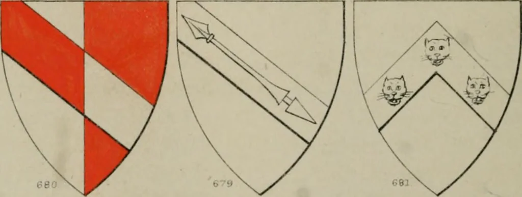 An illustration from Heraldry, historical and popular, 1864, leaf 642