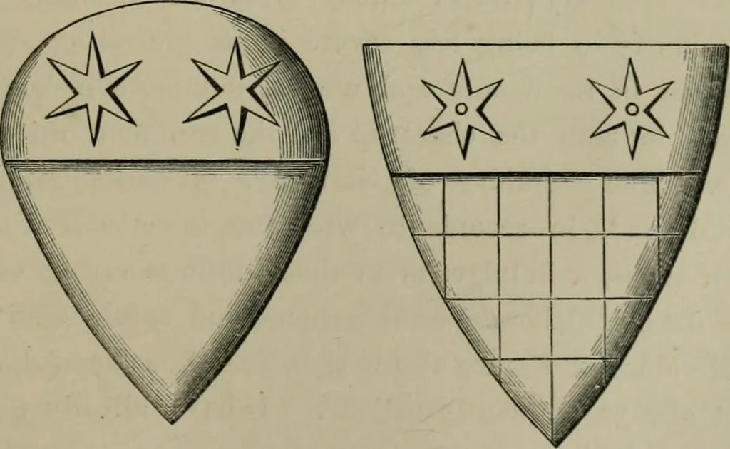 An illustration from Heraldry, historical and popular, 1864, leaf 645