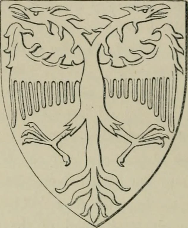 An illustration from Heraldry, historical and popular, 1864, leaf 646