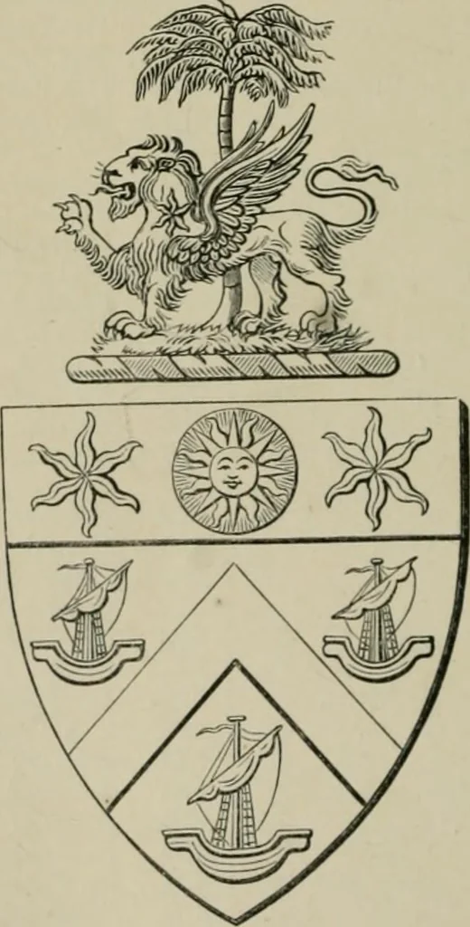 An illustration from Heraldry, historical and popular, 1864, leaf 688