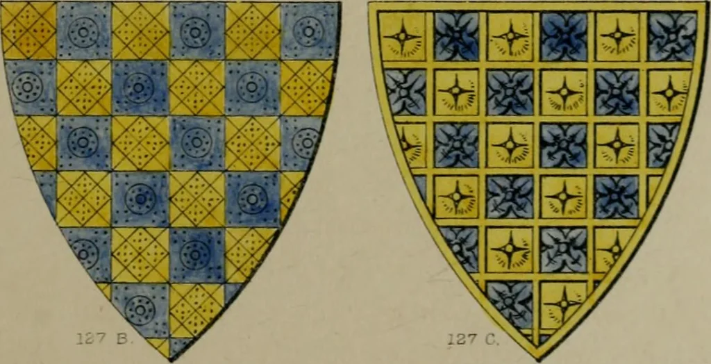 An illustration from Heraldry, historical and popular, 1864, leaf 71