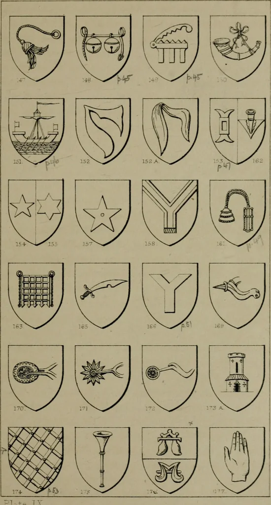 An illustration from Heraldry, historical and popular, 1864, leaf 89