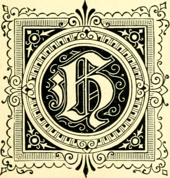 An illustration from Heraldry illustrated. Being a short account of the origin and history of heraldry and an explanation of its nature, with practical directions for drawing and painting coats of arms, to which is added a glossary of the terms used in the science of heraldry .., 1897, leaf 13