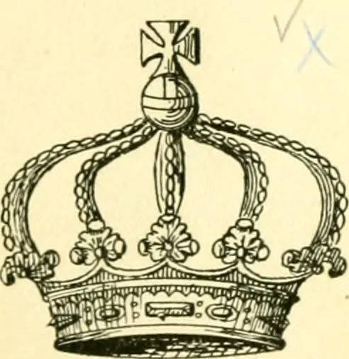 An illustration from Heraldry illustrated. Being a short account of the origin and history of heraldry and an explanation of its nature, with practical directions for drawing and painting coats of arms, to which is added a glossary of the terms used in the science of heraldry .., 1897, leaf 189
