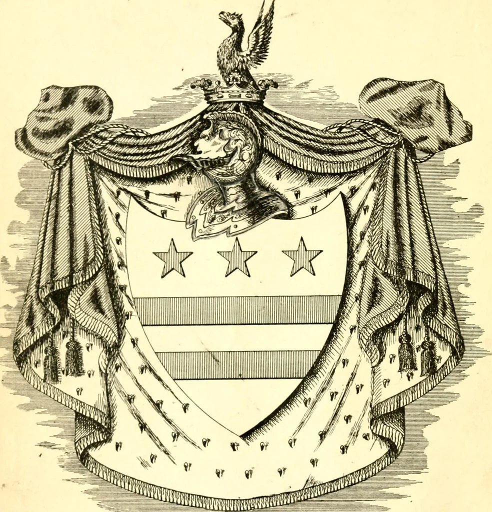 An illustration from Heraldry illustrated. Being a short account of the origin and history of heraldry and an explanation of its nature, with practical directions for drawing and painting coats of arms, to which is added a glossary of the terms used in the science of heraldry .., 1897, leaf 4