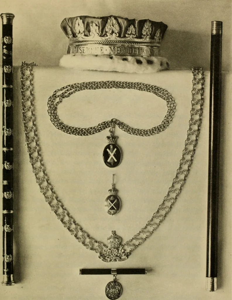 An illustration from Heraldry in Scotland : including a recension of 'The law and practice of heraldry in Scotland' by the late George Seton, 1914, leaf 112