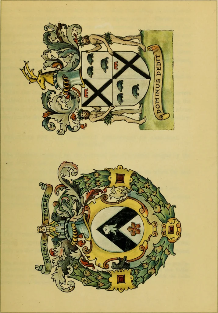 An illustration from Heraldry in Scotland : including a recension of 'The law and practice of heraldry in Scotland' by the late George Seton, 1914, leaf 148