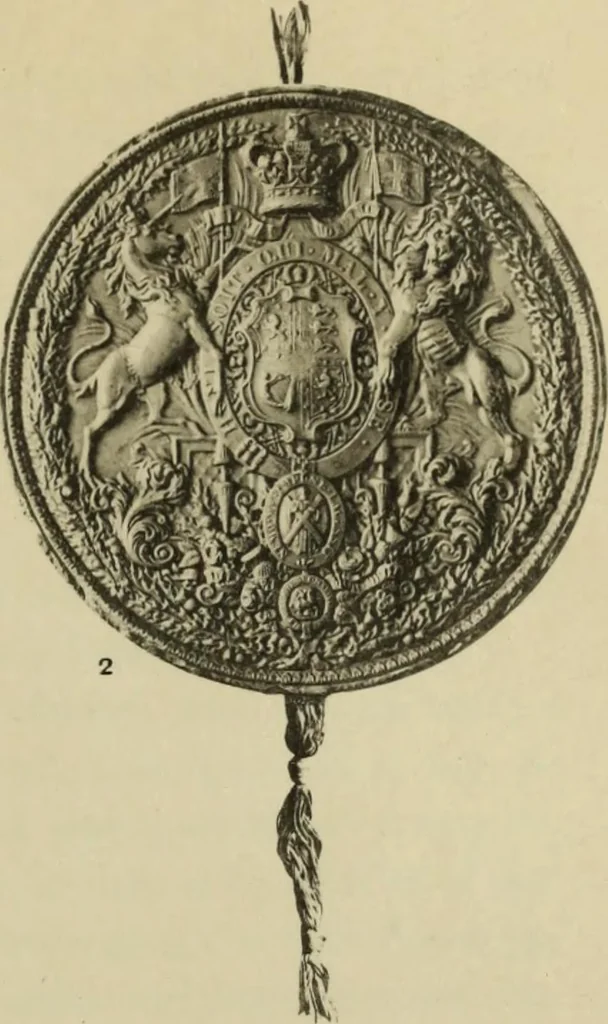 An illustration from Heraldry in Scotland : including a recension of 'The law and practice of heraldry in Scotland' by the late George Seton, 1914, leaf 168