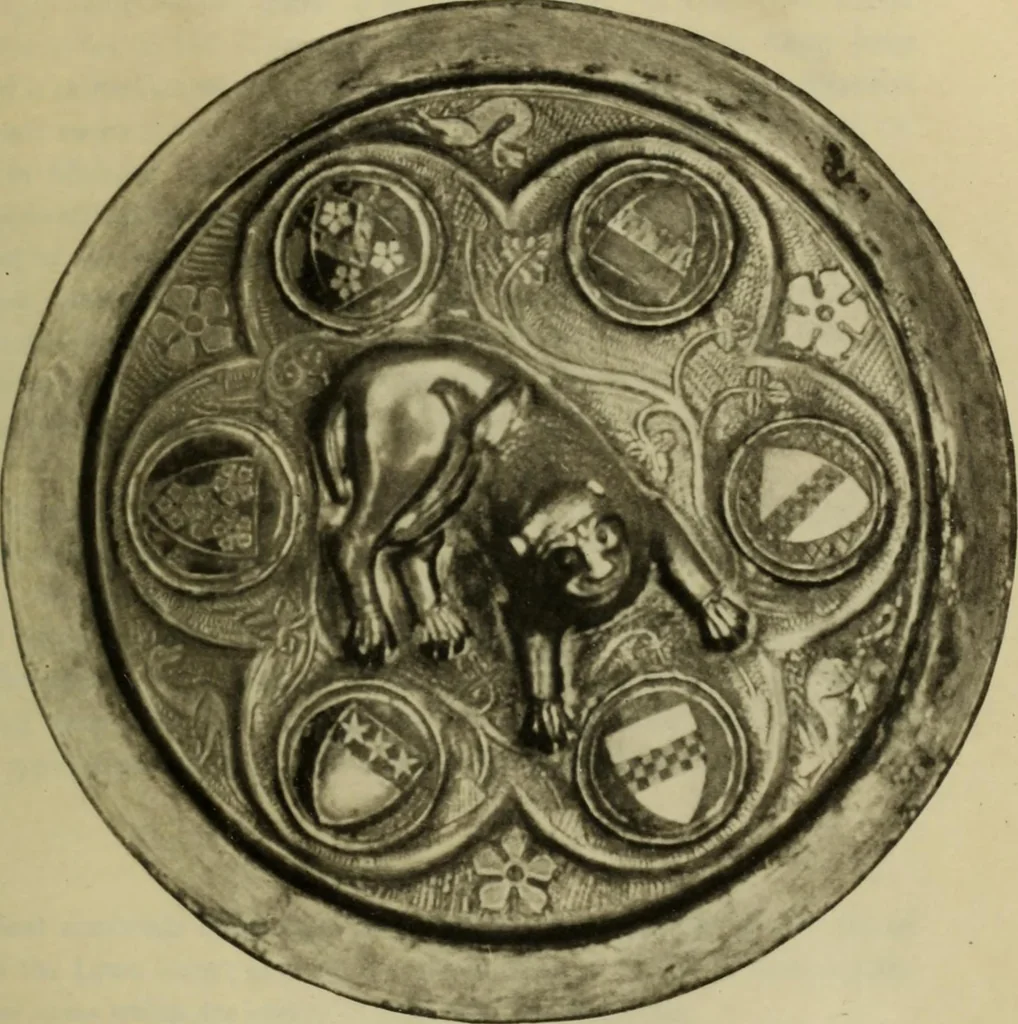 An illustration from Heraldry in Scotland : including a recension of 'The law and practice of heraldry in Scotland' by the late George Seton, 1914, leaf 184