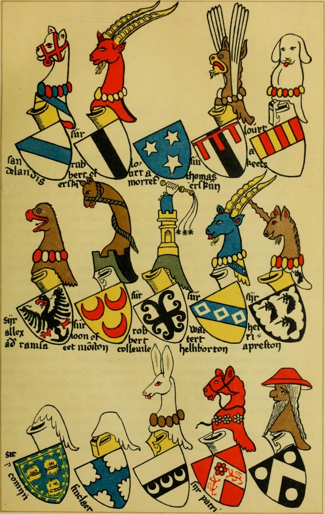 An illustration from Heraldry in Scotland : including a recension of 'The law and practice of heraldry in Scotland' by the late George Seton, 1914, leaf 224