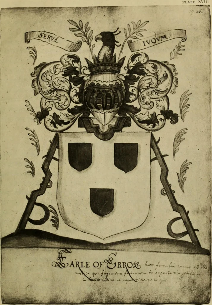 An illustration from Heraldry in Scotland : including a recension of 'The law and practice of heraldry in Scotland' by the late George Seton, 1914, leaf 256