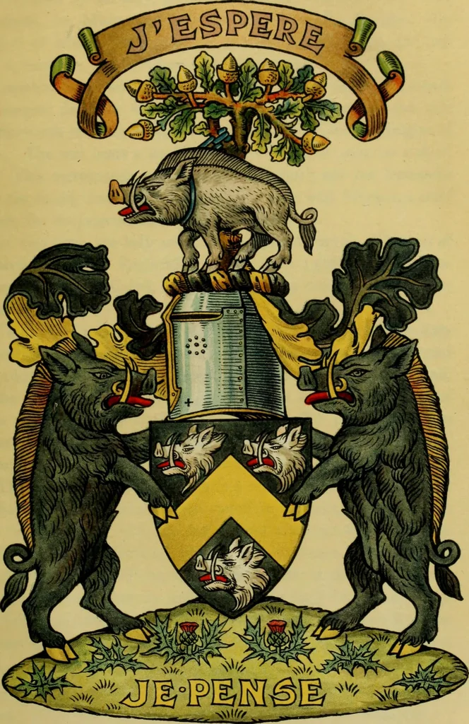 An illustration from Heraldry in Scotland : including a recension of 'The law and practice of heraldry in Scotland' by the late George Seton, 1914, leaf 280