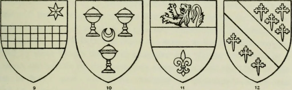 An illustration from Heraldry in Scotland : including a recension of 'The law and practice of heraldry in Scotland' by the late George Seton, 1914, leaf 344