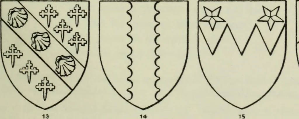 An illustration from Heraldry in Scotland : including a recension of 'The law and practice of heraldry in Scotland' by the late George Seton, 1914, leaf 344