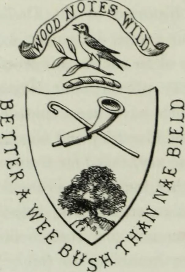 An illustration from Heraldry in Scotland : including a recension of 'The law and practice of heraldry in Scotland' by the late George Seton, 1914, leaf 43