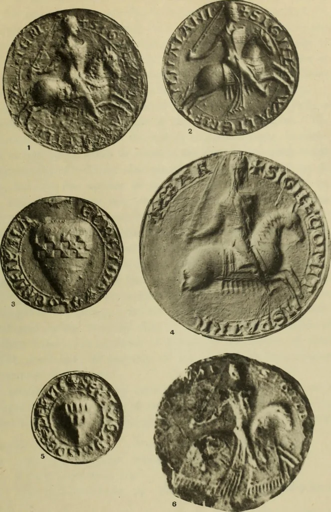 An illustration from Heraldry in Scotland : including a recension of 'The law and practice of heraldry in Scotland' by the late George Seton, 1914, leaf 58
