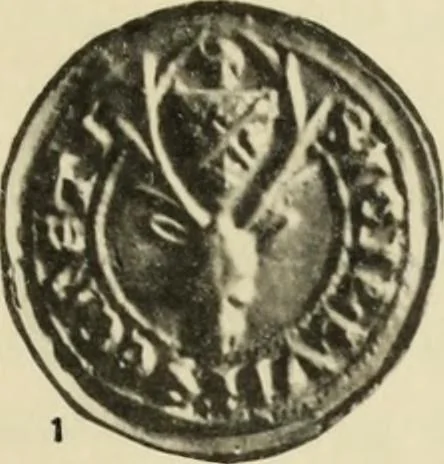 An illustration from Heraldry in Scotland : including a recension of 'The law and practice of heraldry in Scotland' by the late George Seton, 1914, leaf 77