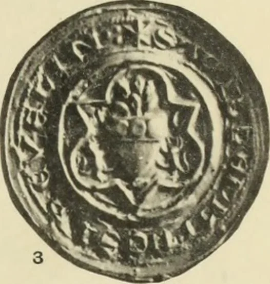 An illustration from Heraldry in Scotland : including a recension of 'The law and practice of heraldry in Scotland' by the late George Seton, 1914, leaf 77