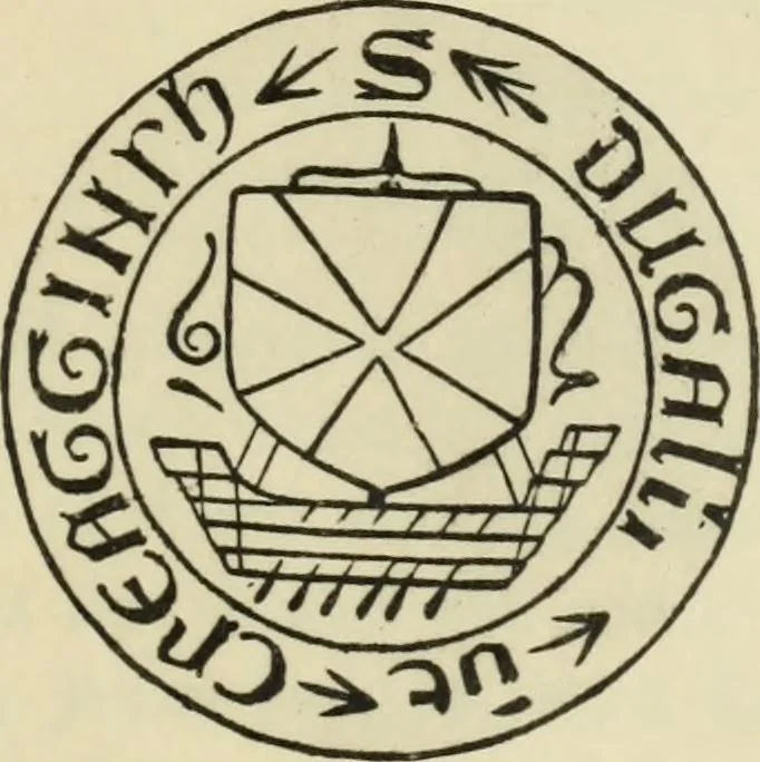 An illustration from Heraldry in Scotland : including a recension of 'The law and practice of heraldry in Scotland' by the late George Seton, 1914, leaf 89