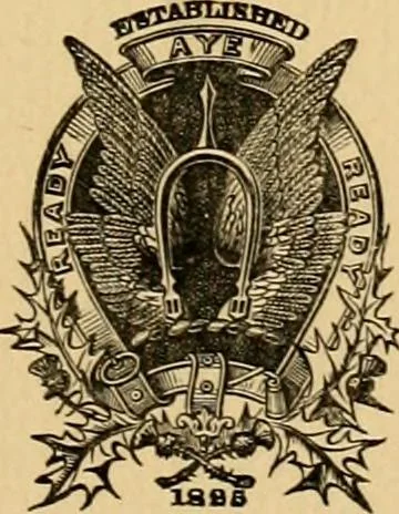 An illustration from The heraldry of the Campbells, with notes on all the males of the family, descriptions of the arms, plates and pedigrees, 1920, leaf 5