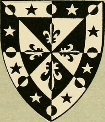 An illustration from The heraldry of the Campbells, with notes on all the males of the family, descriptions of the arms, plates and pedigrees, 1920, leaf 95