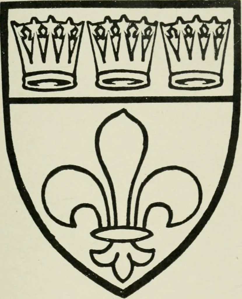 An illustration from Heraldry of the church: a handbook for decorators, 1911, leaf 102