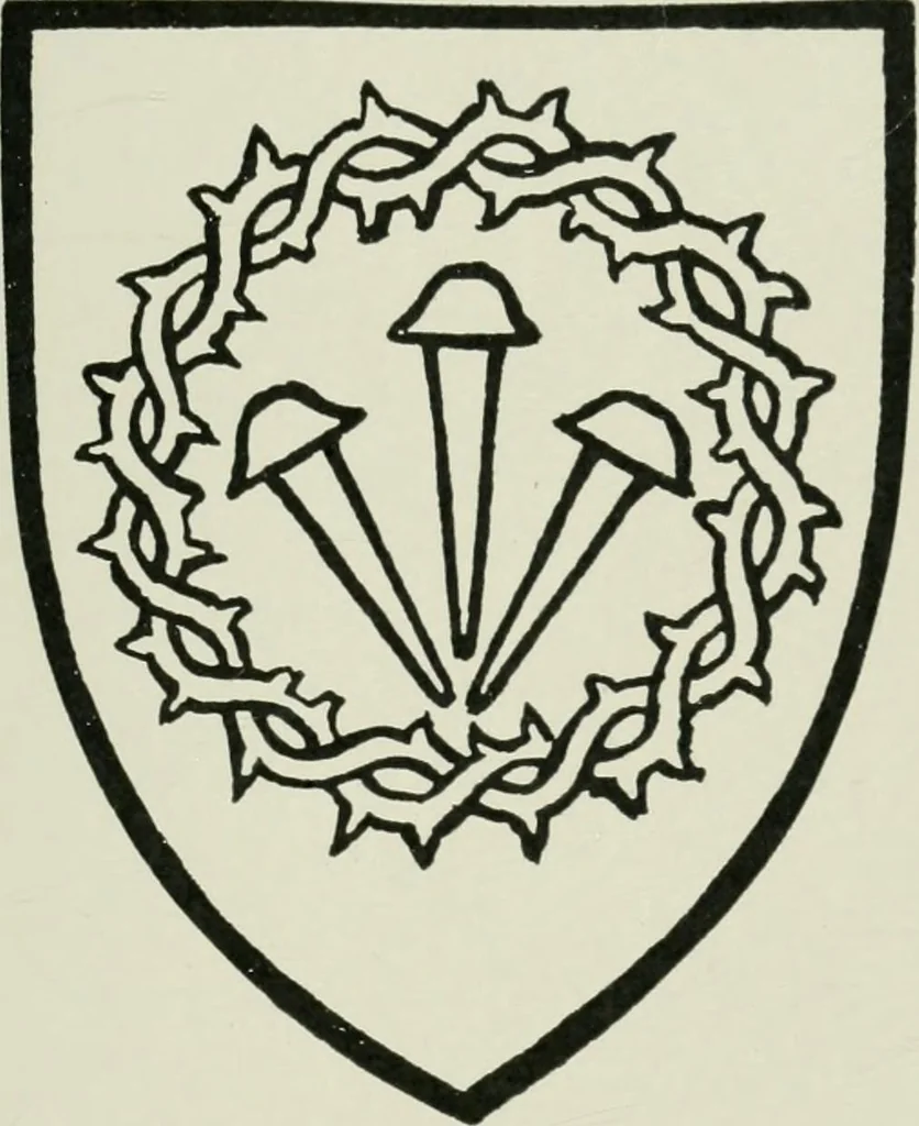 An illustration from Heraldry of the church: a handbook for decorators, 1911, leaf 112