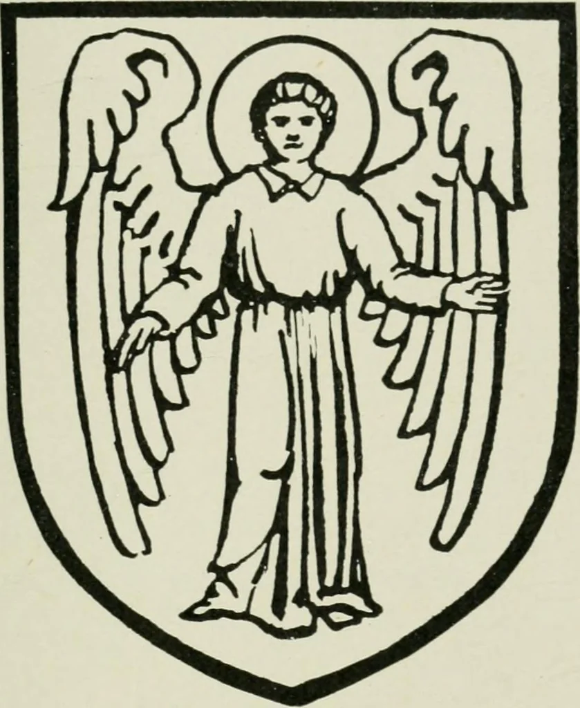 An illustration from Heraldry of the church: a handbook for decorators, 1911, leaf 118