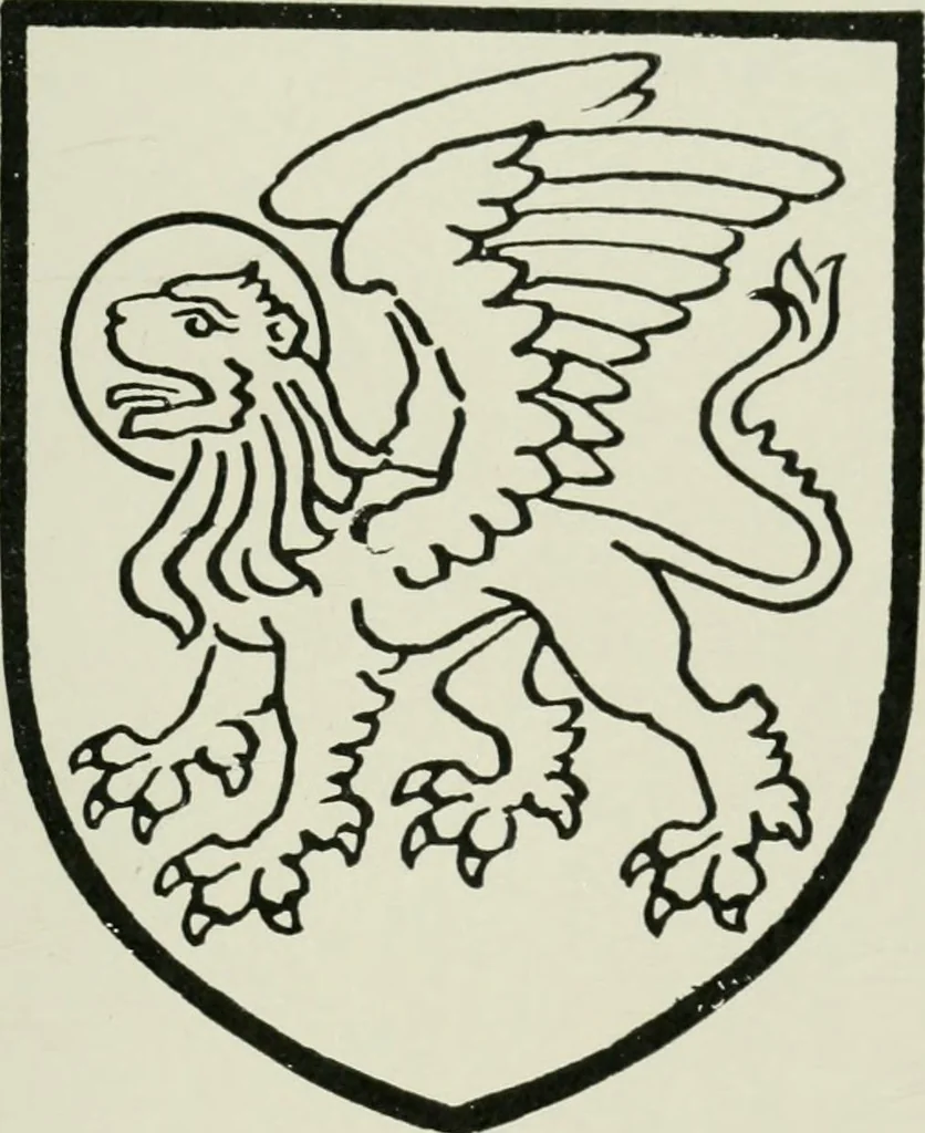 An illustration from Heraldry of the church: a handbook for decorators, 1911, leaf 120