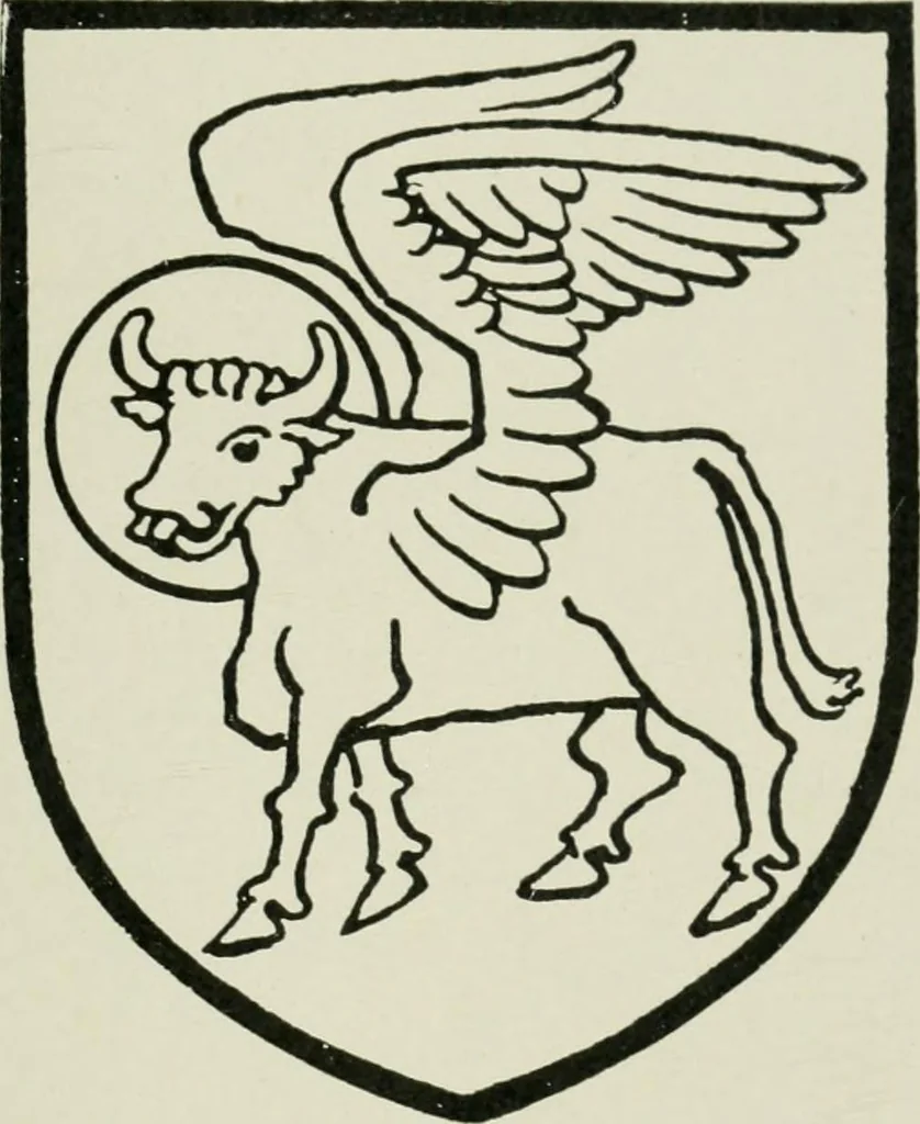 An illustration from Heraldry of the church: a handbook for decorators, 1911, leaf 122